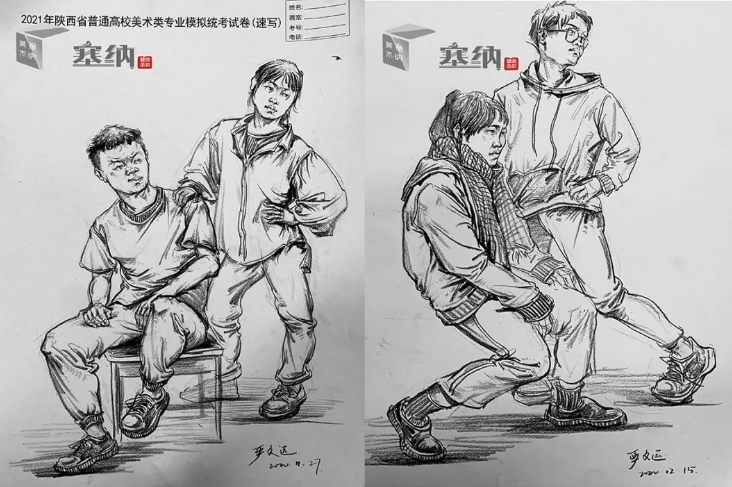 塞纳美术学员作品-速写4